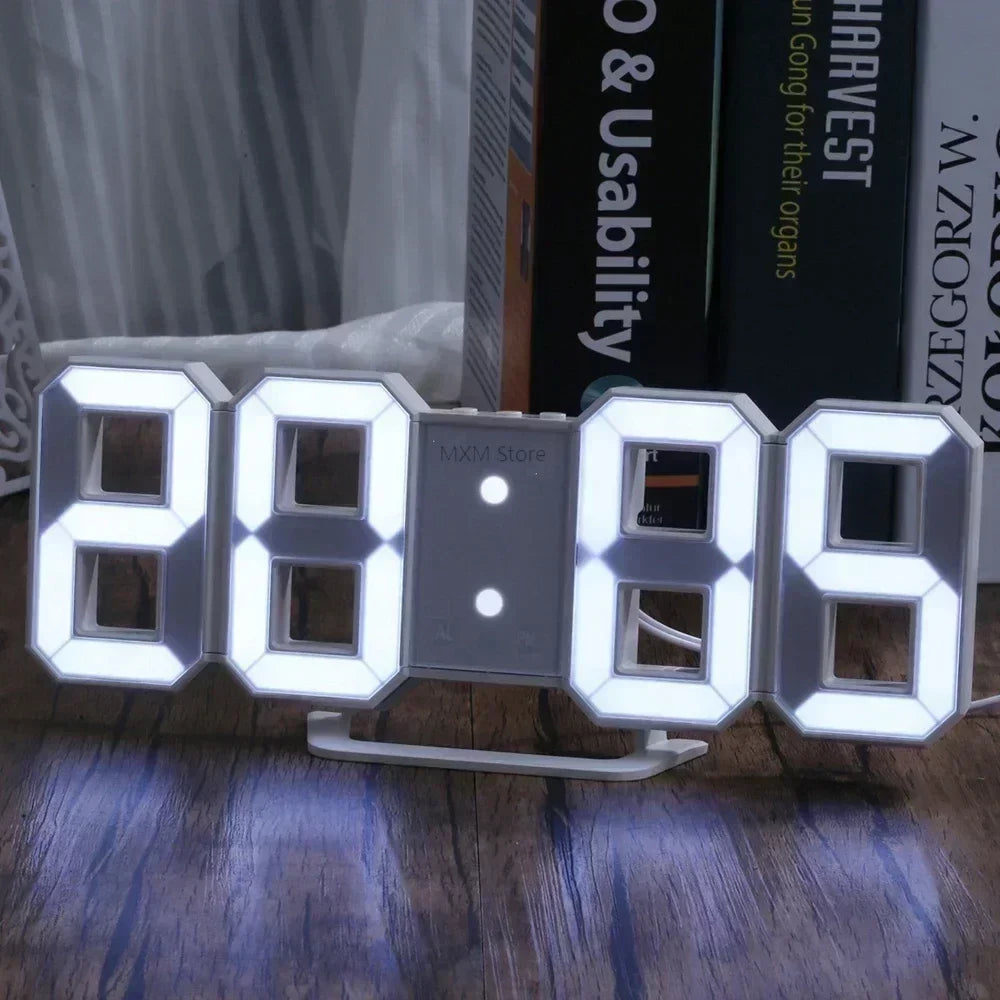 LED Digital Clock Wall Decoration