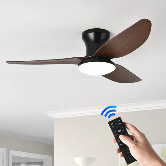 Electric Bedroom Ceiling Fan With Light