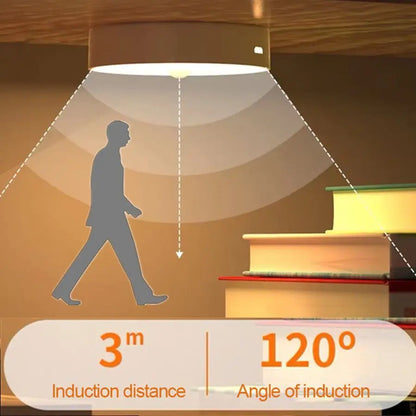 LED Motion Sensor Light USB Rechargeable Lamp