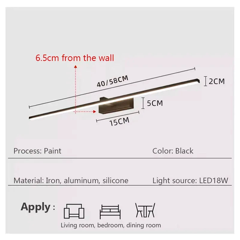 Led Mirror Light & Wall Lamp