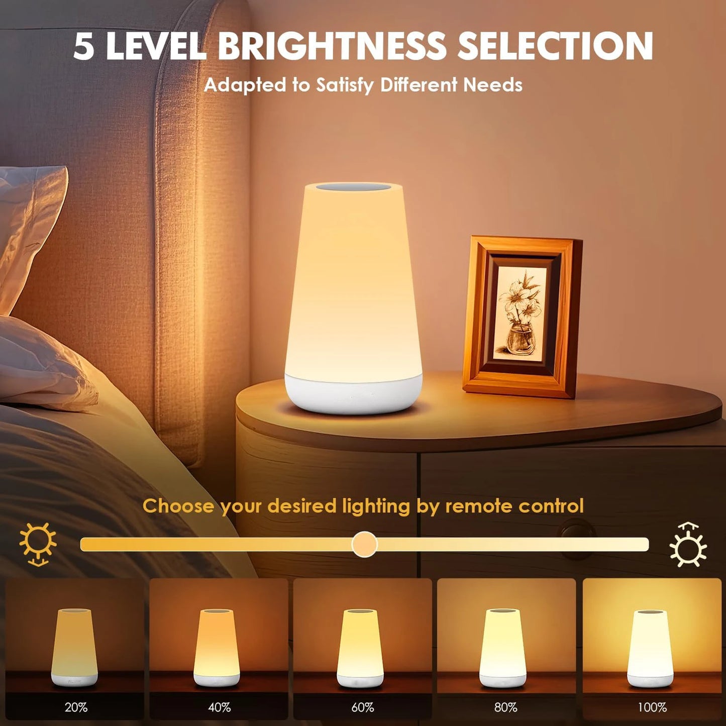 Led Dimmable Aesthetic Lamp
