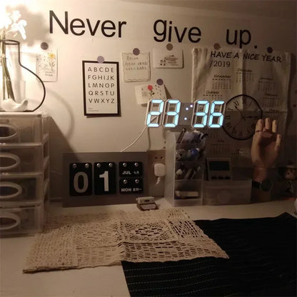 LED Digital Clock Wall Decoration