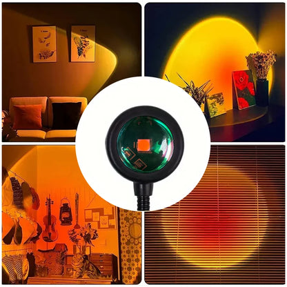 Aesthetic Sunset Projection Lamp