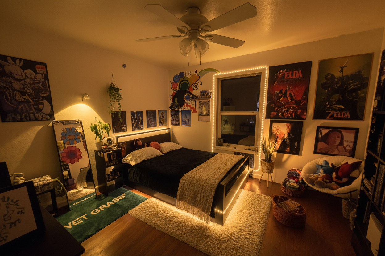 Cozy warm ambient room — landscape